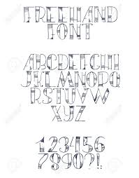 Blokletters font family by lefly fonts. English Fonts A To Z Freehand Hand Drawn Font With English Letters From A To Z Numbers Hand Drawn Fonts Handwriting Fonts Writing Fonts
