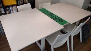 Ikea Hackers Clever Ideas And Hacks For Your Ikea Puzzle Table Ikea Norden Table Jigsaw Puzzle Table