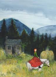 Pine Valley Water Colour Painting By Claire Hansen For Lilliput Mountain A Series Of Paintings Set In The Ta Painting Illustration Painting Illustration Art