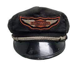 Vintage 1950s Harley Davidson Cap Mens Harley Davidson Road Captain 55 Liked On Polyvore Featuring Men S Fa Mens Hats Vintage Hats Vintage Hats For Men