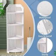 Nuenen Estante esquinero de baño, estante de almacenamiento de papel higiénico, gabinete de esquina pequeño, organizador de baño, impermeable, para baños, baño, caravana, sala de estar, dormitorio, : Hogar y Cocina - Amazon.com