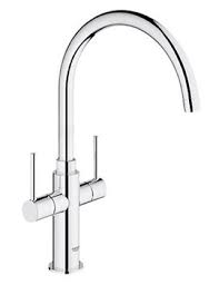 Free next day delivery available reviews, product. Grohe Ambi Contemporary 2 Handle Kitchen Sink Mixer Tap With Swivel Spout 30189000