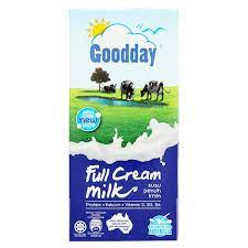 Fresh milk, eggs, fruits and vegetables are all natural food that have all the nutrients. Goodday Full Cream Milk 1l Tesco Groceries