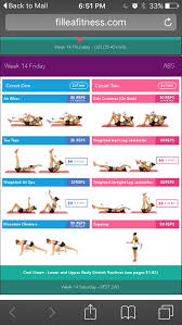 Week 14 Friday Bikini Body Guide Kayla Itsines Workout Fit Girl Motivation