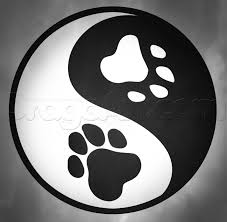 How To Draw Yin Yang Paws Step By Step Symbols Pop Culture Free Online Drawing Tutorial Added By Dawn January 6 201 Paw Drawing Dog Paw Drawing Yin Yang