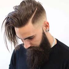 The middle part in combination with layers frames the face beautifully regardless of face shape, she says. 50 Fresh Hard Part Haircut Ideas Men Hairstyles World