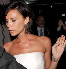Small ones look amazing at the wrist, back of the neck, back of the ear and ankles, while larger sized tattoos can be inked on the shoulder, forearm, lower back, chest, hip and rib area. Victoria Beckham S Tattoos Explained From The Neck Tattoo Dedicated To David To The Roman Numerals On Her Right Wrist