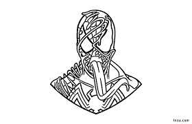 premium quality venom coloring pages 1nza com