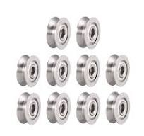 uxcell V623ZZ Deep Groove Guide Pulley Rail Ball Bearings 3mmx12mmx4mm  Double Metal Shielded (GCr15) Chrome Steel Bearings 10pcs