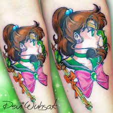 Sailor Jupiter Tattoo | Sailor moon tattoo, Tattoos, Sailor jupiter