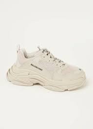 Shop the latest collection of triple s at the balenciaga us official online boutique. Balenciaga Triple S Sneaker Mit Mesh Details De Bijenkorf