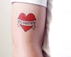 And just look at how perfectly these skulls are executed. Big Brother Tattoo Etsy