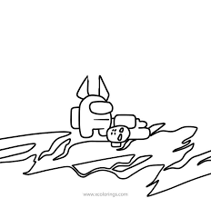 Among Us Coloring Pages Cunning Traitors Coloring Pages Free Coloring Pages Color