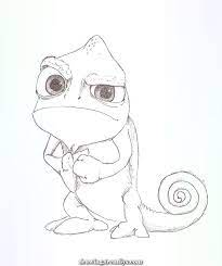 The Best Pascal Is Looking At You For Hippiellama Distinctive Pascal Is Looking At You Disney Art Drawings Disney Drawings Sketches Disney Drawings