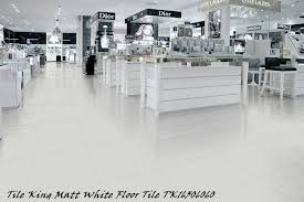 Floor tiles in a wood effect are the ideal way to bring the beautiful look of natural wood flooring into your home with the added benefit of greater durability for modern living. Tile King Be Inspired Tile King 600 X 600 Matt White Floor Tile Tk16306060