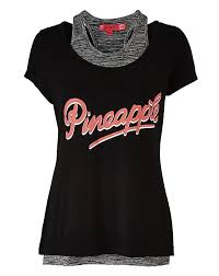 Birthdays Was The Worst Days Now We Sip Champagne When We Thirsty Lyrics Pineapple Double Layer Tee Trendy Tops Trendy Tops Tops Plus Size Tops