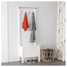 Hemnes Opbergbank Handdoekenstang 4 Haken Wit 64x37x173 Cm Ikea Opbergbank Hemnes Ikea