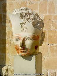 Head Of Hatshepsut Egypt Egyptian History Pyramid Artwork