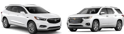 The 2018 chevrolet traverse will offer seating for up to eight. 2020 Buick Enclave Vs 2020 Chevy Traverse Comparison Shamaley Buick Gmc