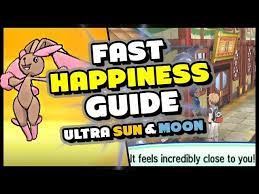 How To Raise Friendship/Happiness Fast In Pokemon Ultra Sun And Moon -  Friendship/Happiness Guide - Youtube