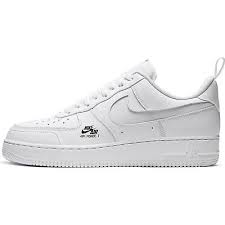 Air Force 1 Lv8 Black And Grey Nike Air Force 1 Lv8 Utility Reflective Swoosh White Black Sneakers Cv3039 100 In 2020 Nike Air Force Nike Air Nike Air Force Sneaker