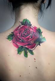 Geometric Rose Tattoo Design 1000 Tattoos Ideas Watercolor Rose Tattoos Intricate Tattoo Neck Tattoo