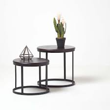 Soho Round Nesting Tables Dark