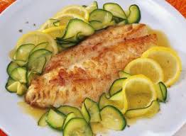 Zitronenfisch Mit Zucchini Rezept Zitronen Zucchini Zucchini Rotbarsch