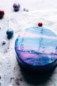 Pink and purple galaxy cake. How To Make A Mirror Glaze Galaxy Cake Video Alsothecrumbsplease