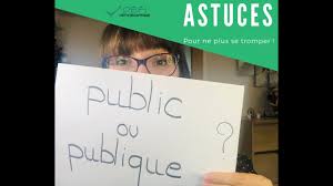 We did not find results for: Public Ou Publique C Est Tres Simple Defi Orthographique