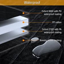 Dog Back Seat Cover Protector Waterproof Scratchproof Nonslip Hammock For Dogs Backseat Protection Against Dirt And Pet Fur Durable Pets Seat Covers For Cars Tr