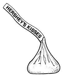 Hershey Kisses Clip Art Google Search Hershey Kisses Valentine Coloring Pages Candy Drawing