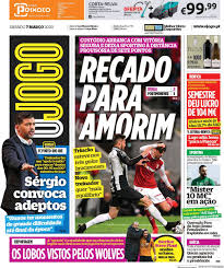 Classificados assinar o jogo exclusivo. Capa Jornal O Jogo 7 Marco 2020 Capasjornais Pt