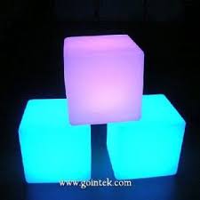 Color Glowing Led Cube Chair For Seating Cube Chair Outdoor Party Decorations Cube