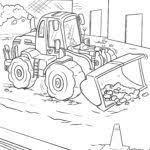 Malvorlage Baustelle Kran Kostenlose Ausmalbilder