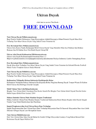 Motif dayak tato baju adat batik wanita kebudayaan suku dayak. Free Download Book Ukiran Dayak At Complete Library Pdf