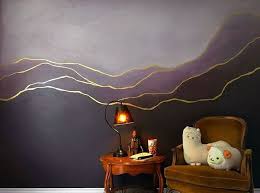 Lila Wandfarbe Ombre Auberginen Wandgemalde Mit Auberginenwandgemalde Beige Lila M Wandgemalde Selbstgemacht Malerei Wandgestaltungen Lila Wandfarbe