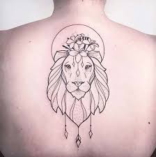 Woman Back Lion Tattoo Kadin Sirt Aslan Dovmesi Aslan Dovmesi Hayvan Dovmeleri Dovmeli Kadin