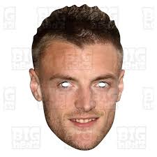 Jamie Vardy : Life-size Celebrity Face Mask. Leicester City Foxes!