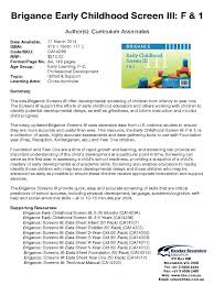 Image result for Brigance Screen