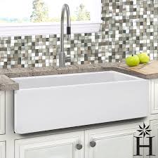 italian fireclay 33 inch reversible