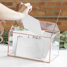 Store all your treasures away in a fantastical container, ye land lubber! Personalized Rose Gold Frame Glass Terrarium Gift Card Holder