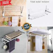 Jemuran alumunium yang berukuran besar sangat cocok untuk anda gunakan jika anda memiliki anggota keluarga yang lumayan banyak. Harga Jemuran Baju Stainles Terbaik Alat Pemeliharaan Rumah Perlengkapan Rumah Juli 2021 Shopee Indonesia