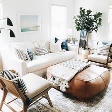 Living Room Den Family Room Neutral Colors With Touches Of Blue Living Room Inspo Family Room Design Boho Living Room