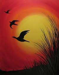 Learn how to make traditional geese and get a size chart! Sunset Drawing Ideas Novocom Top