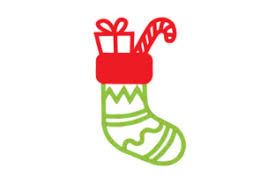 Just a black and white outline style christmas stocking ready for your vision of a stocking to draw, color, paint, use for crafts. Christmas Stocking Outline Design Svg Cut File By Creative Fabrica Crafts Creative Fabrica