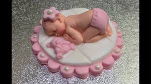 On the inside was devils food cake mixed up with a. How To Make A Sleeping Baby Cake Topper Youtube