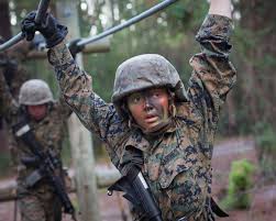 U S Marine Corps Recruit Trinity Treanell Platoon 4020 Oscar Company 4th Recruit Training Battalion Goes Through An Parris Island Marine Corps Recruitment