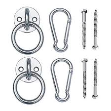 Amazon Com Hammock Hooks Yoga Hanging Kit 600 Lb Capacity Heavy Duty Suspension Ceiling Hanger Spring Snap Hook Ceiling Hangers Hammock Hooks Cheap Hammocks