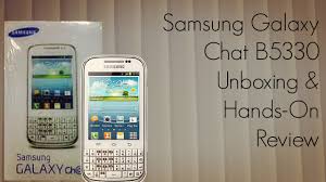 Samsung Galaxy Chat B5330 Unboxing ...